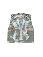 Yankeys Camo Cutoff
