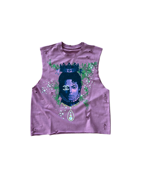 King of Pop with Crystals Gems